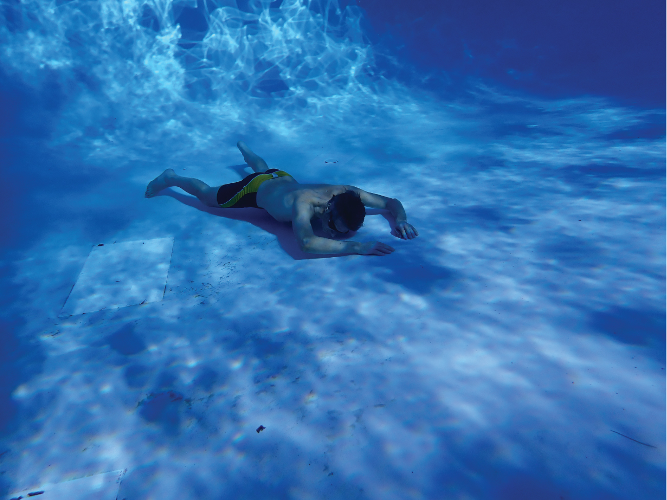 Matthew swimming